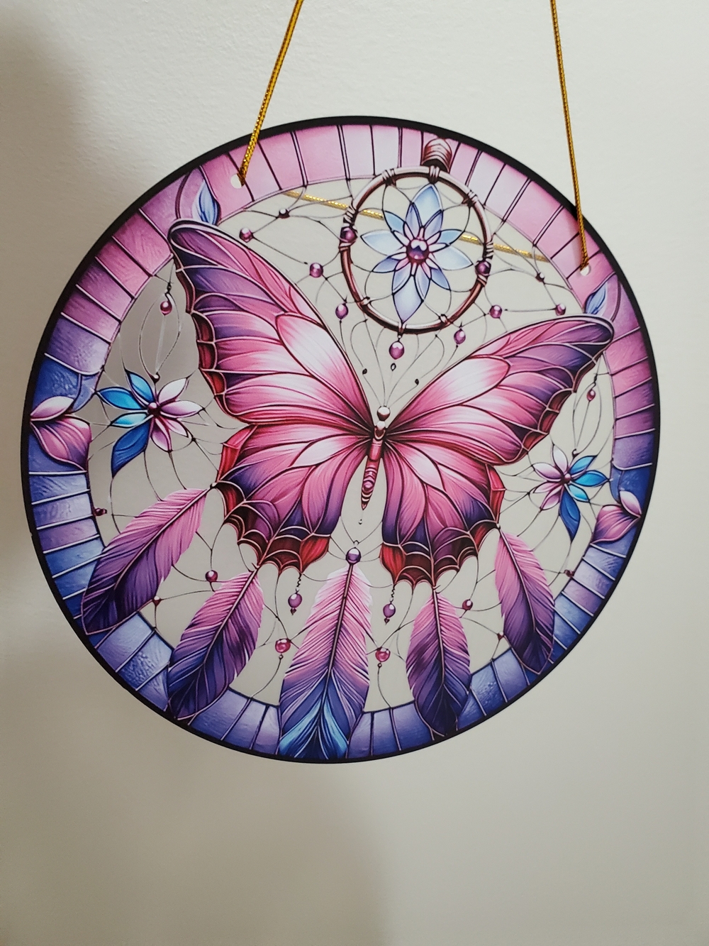 NEW BUTTERFLY SUN CATCHER 8 INCHES